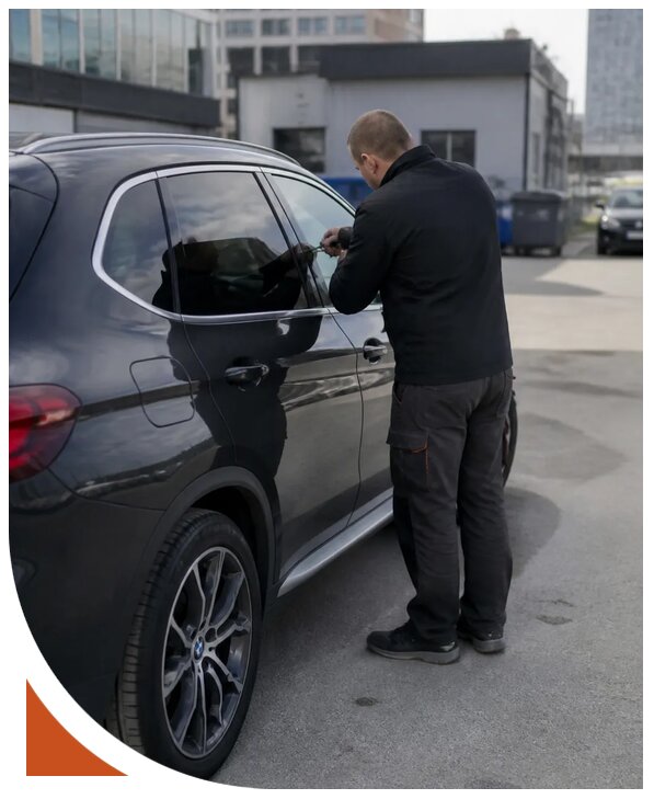 Вскрытие автомобиля БМВ в Магадане от 2556 р. | Разлок-Мгд